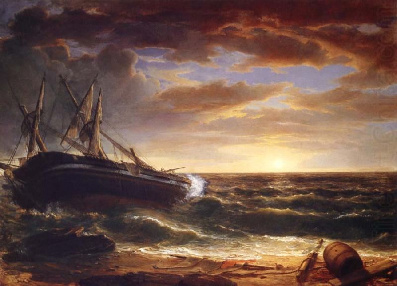 Asher Brown Durand The Stranded Ship oil painting picture